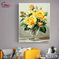 Tranh sơn dầu số hoá tự tô màu Gam BH4264 căng sẵn khung