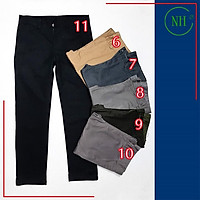 Quần kaki nam từ 60kg đến BIG SIZE 90kg, chất kaki CO GIÃN NHẸ, ống đứng gọn người - NH Shop
