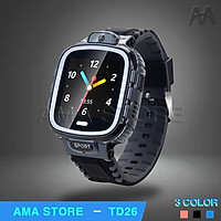 Đồng Hồ Thông Minh Lắp Sim Định vị Chuẩn GPS, WIFI Chống nước IP67 Kiểu dáng Thể thao Cá tính cho Trẻ em 4-13 tuổi - Hàng chính hãng