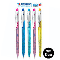 Combo 5-10-20 Bút bi Thiên Long Điểm 10 TP-06 - Màu thân bút ngẫu nhiên