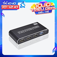 Bộ chuyển đổi NK-X6 HDMI sang USB3.0 2 trong 1 độ phân giải 4K 1080P tương thích với PS4/XBOX