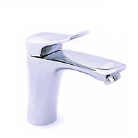 Vòi lavabo nóng lạnh Eurolife EL-1002S (Trắng bạc)