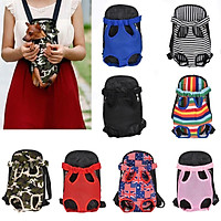 S/M/L/XL Mesh Pet Dog Carrier Backpack Breathable Camouflage Chihuahua Outdoor Products Bags For Small Dog Cat Front Back Bag With Legs Out