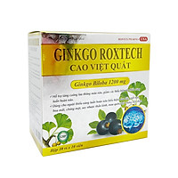 Hoạt huyết dưỡng não Ginkgo Roxtech Cao Việt Quất 1200mg - Hộp vàng 100 viên