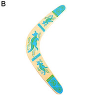 Wooden Boomerang Outdoor V-Shaped Boomerang Park Special Flying Toys Flying Disk Saucer