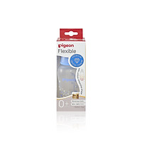 Bình sữa cổ hẹp PP Streamline hình ngôi sao hồng/xanh Pigeon 150ml (S)