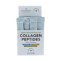 Collagen Peptides Powder Packets | 30 Individual Stick Packs | Grass-Fed Hydrolyzed Collagen Protein | Unflavored, Easy to Mix | Paleo & Keto Friendly | Promotes Healthy Joints, Gut, Skin, Hair, Nails