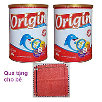 Combo 2 hộp sữa bột Medibest Origin cho trẻ thấp còi 900g. Tặng khăn mặt cotton mềm mịn cho bé.