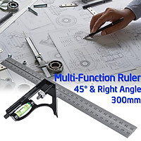 Stainless Steel Multi-Function Combination Angle 45 Degree Right Angle 300mm