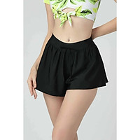 Quần bơi Nữ BIKINI PASSPORT kiểu kín đáo có dây rút - màu Đen - BS360_BL