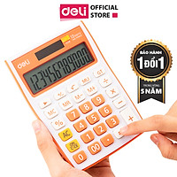 Máy Tính Kỹ Thuật 12 Số Deli, Đen, Cam, Xanh Dương, Xanh Lá E1238