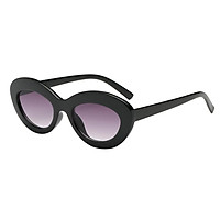 Vintage Anti-UV Oval Sunglasses Shades Plastic Frame Glasses Eyewear 01