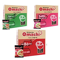 Thùng 30 gói mì omachi mix vị ngẫu nhiên của (sườn/chuacay/bò)