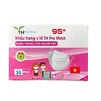 KHẨU TRANG Y TẾ TH PRO MASK 95+ TRẺ EM (GIAO MÀU NGẪU NHIÊN) 20 cái/hộp