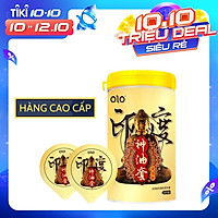 Bao cao su OLO ống phật performa Gân gai, Siêu mỏng, Kéo dài thời gian - Hộp 10 bao