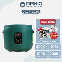 Nồi Cơm Điện Tử Mishio MK300 Lòng Niêu 1.2L - Hàng chính hãng