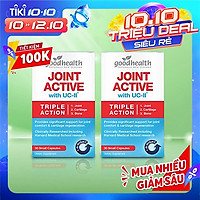 Combo 2 Hộp Viên Sụn Khớp Goodhealth Joint Active - Với UC2 Tái Tạo Và Duy Trì Sụn Khớp - Giúp Khớp Khỏe Dễ Dáng Vận Động – 100% Chính Hãng Từ New Zealand