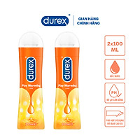 Bộ 2 Chai Gel Bôi Trơn Durex Play Warming 100ml