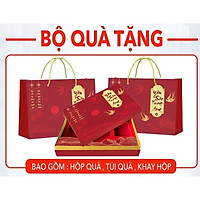 Bộ Set khay quà tết tổ yến siêu cao cấp