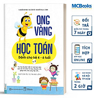 Sách Ong Vàng Học Toán Dành Cho Trẻ 4-6 Tuổi - Tập 1