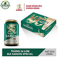 Bia Sài Gòn Special Lon 330ml - Thùng 24 Lon