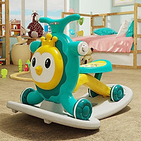 Xe tập đi kiêm ngựa bập bênh xe trượt scooter xe chòi chân 4in1 cho bé