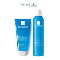 Bộ chăm sóc da Gel Rửa Mặt Tạo Bọt Làm Sạch & Giảm Nhờn Cho Da Dầu Nhạy Cảm La Roche-Posay Effaclar Purifying Foaming Gel (200ml) + Nước Khoáng Giúp Làm Sạch Và Dịu Da Dành Cho Da Dầu Mụn La Roche-Posay Serozinc (300ml)