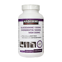 Thực Phẩm Chức Năng Hadariki Glucosamine 1500mg Chondroitin 1000mg MSM 500mg, Chai 200 viên