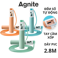 Dây nhảy thể dục PVC có đếm số tự động Agnite - F4103