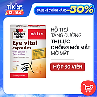 Viên uống tăng cường thị lực, chống mỏi mắt Doppelherz Aktiv Eye Vital (Hộp 30 viên)