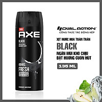 Xịt nước hoa toàn thân dành cho nam AXE Black (135ml)