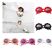 5x Kids Preschool Vintage Flower Sunglasses UV400 Holiday for Girls Boys