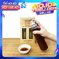 Cặp 2 Bình rót một chạm CAO CẤP One Touch Open đựng nước mắm, dầu ăn - thuỷ tinh siêu nhẹ Borosilicat