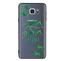 Ốp lưng cho điện thoại Samsung Galaxy Note 5 viền TPU cho cung Bảo Bình - Aquarius