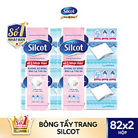 Combo 4 Bông tẩy trang Silcot hộp 82 miếng