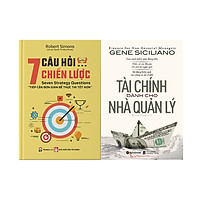 Combo 2 Cuốn:  7 Câu Hỏi Chiến Lược + Tài Chính Dành Cho Nhà Quản Lý