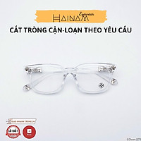 Gọng kính cận Chrome Hearts nam nữ cao cấp dáng vuông cực ngầu HAINAM EYEWEAR