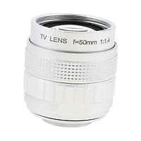 50mm 1/2" F1.4 C Mount Compact Prime Lens for Olympus Panasonic M 4/3