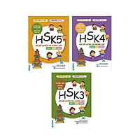 Combo 3 cuốn sách Tiếng Tring bán chạy : Bộ đề luyện thi năng lực hán nghữ HSK3 + HSK4+HS