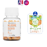 Viên uống chống nắng Heliocare oral 60 viên TẶNG mặt nạ Sexylook (Nhập khẩu)