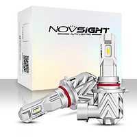 NOVSIGHT Car LED Fog lights 3500LM/Bulb Headlight Bulbs Kit 6000K White Running Light 20W/Bulb, Novsight H1, HID Decoder
