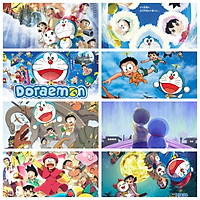 Poster 8 tấm Doraemon Chú mèo máy đến từ tương lai anime chibi tranh treo album ảnh in hình đẹp (MẪU GIAO NGẪU NHIÊN)