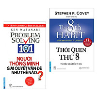 Combo Sách Tư Duy Hấp Dẫn: Người Thông Minh Giải Quyết Vấn Đề Như Thế Nào? + Thói Quen Thứ 8 - Từ Hiệu Qủa Đến Vĩ Đại (Giải Mã Bộ Não Và Thói Quen Của Con Người / Sách Bán Chạy / Tặng Kèm Bookmark Green Life)