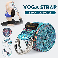 70 Inch Yoga Strap Stretch Bands with Extra Safe Adjustable D-Ring Buckle, Durable and Comfy Delicate Texture - Best for Daily Stretching, Physical Therapy, Fitness