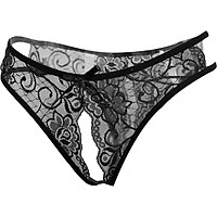 Womens Sexy Floral Lace Thong Underwear Crotchless Panties Lingerie