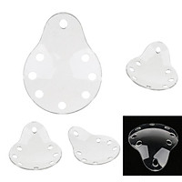 5x 8 Holes Ventilated Eye Shields Cover Transparent Protection Breathable