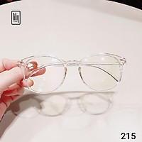 Gọng kính cận Lilyeyewear thiết kế mắt tròn, phụ kiện nam nữ nhiều màu sắc - 215