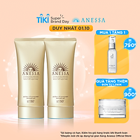 Bộ đôi 2 Kem chống nắng dạng gel bảo vệ hoàn hảo Anessa Perfect UV Sunscreen Skincare Gel 90g