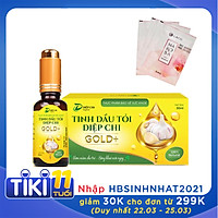 Tinh Dầu tỏi Diệp Chi Gold + Kháng sinh tự nhiên , hổ trợ ho, cảm, sổ mủi tặng sữa rửa mặt MAROSA LACO