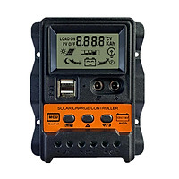 Bộ Điều Khiển Sạc Năng Lượng Mặt Trời 30a Với Cổng Usb 12v / 24v Pwm